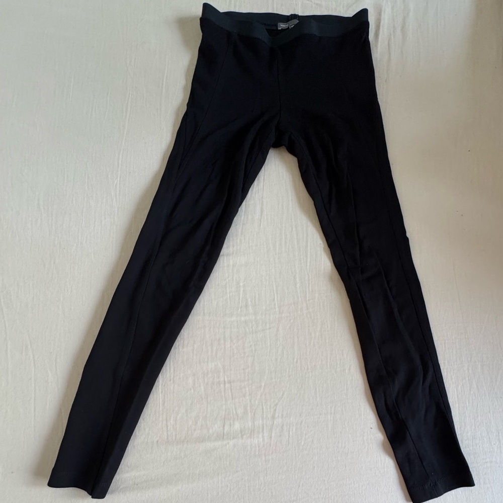 Vince Black Leggings Sleek Stretchy Design